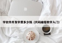 学软件开发学费多少钱（代码编程教学入门）