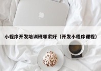 小程序开发培训班哪家好（开发小程序课程）